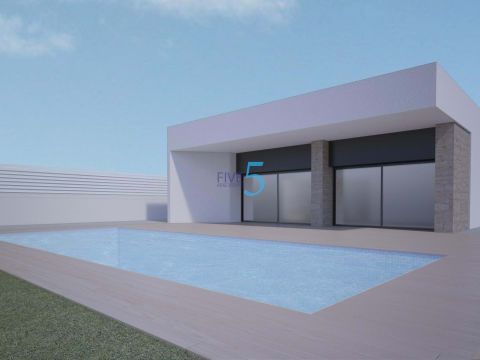 Villa Nueva construcción  En Aspe