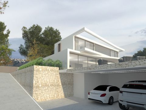 Villa Nueva construcción  En Teulada