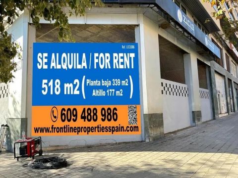 Commercieel Te huur lange termijn in Alicante